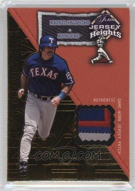 2002 Flair - Jersey Heights - Hot Numbers Patch #_RAPA - Rafael Palmeiro /100