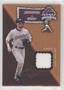 2002 Flair - Jersey Heights #_JEBA - Jeff Bagwell [EX to NM]