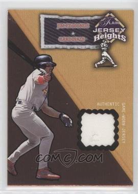 2002 Flair - Jersey Heights #_JIED - Jim Edmonds