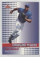 Changing Places - Juan Gonzalez #/200