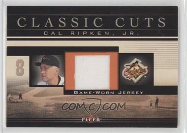 2002 Fleer - Classic Cuts Game-Used - Jerseys #CR-J - Cal Ripken Jr.