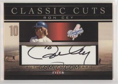 2002 Fleer - Classic Cuts Signatures #RC-A - Ron Cey