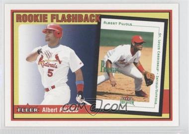 2002 Fleer - Rookie Flashback #2RF - Albert Pujols