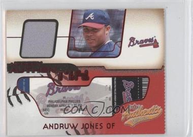 2002 Fleer Authentix - Jersey Authentix - Ripped #JA-AJ - Andruw Jones