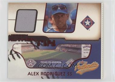 2002 Fleer Authentix - Jersey Authentix - Ripped #JA-AR - Alex Rodriguez