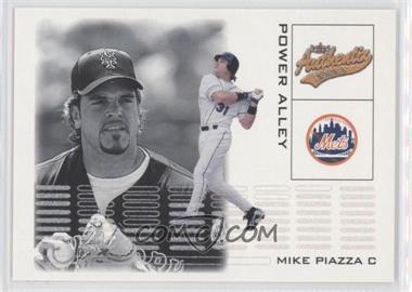2002 Fleer Authentix - Power Alley #14PA - Mike Piazza