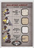 Cal Ripken Jr., Derek Jeter, Pedro Martinez, Roberto Alomar [EX to NM]