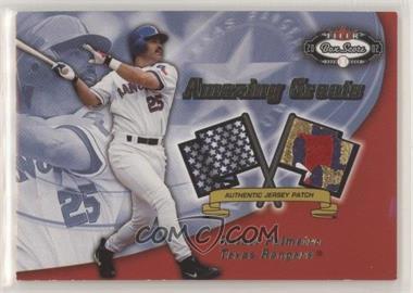 2002 Fleer Box Score - Amazing Greats - Patch #_RAPA - Rafael Palmeiro /150