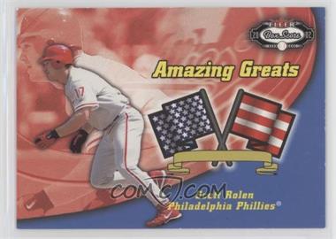 2002 Fleer Box Score - Amazing Greats #15 AG - Scott Rolen