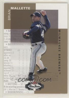 2002 Fleer Box Score - [Base] #131 - Brian Mallette /2499