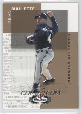 2002 Fleer Box Score - [Base] #131 - Brian Mallette /2499