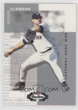 2002 Fleer Box Score - [Base] #56 - Roger Clemens