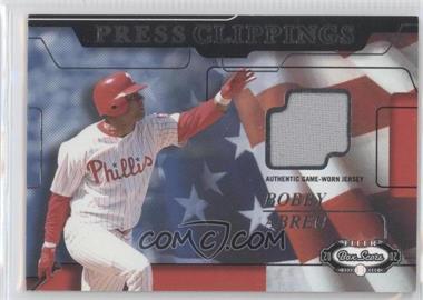 2002 Fleer Box Score - Press Clippings - Relics #_BOAB - Bobby Abreu