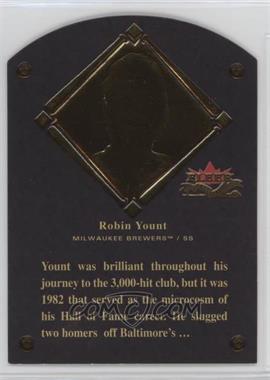 2002 Fleer Fall Classic - Hall of Fame Plaques #28HF - Robin Yount /1999