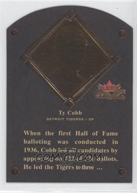 2002 Fleer Fall Classic - Hall of Fame Plaques #4HF - Ty Cobb /1936