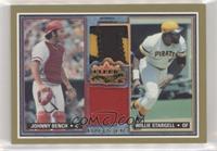 Johnny Bench, Willie Stargell #/50