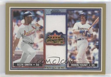 2002 Fleer Fall Classic - Rival Factions - Game Used Dual #RF OS-RY - Ozzie Smith, Robin Yount
