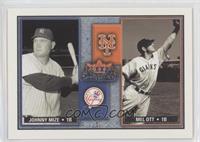 Johnny Mize, Mel Ott #/1,000