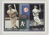 Lou Gehrig, Jimmie Foxx #/1,000
