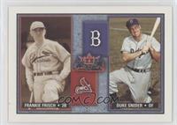 Duke Snider, Frankie Frisch #/1,000