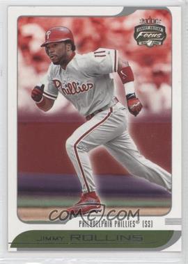 2002 Fleer Focus Jersey Edition - [Base] #98 - Jimmy Rollins