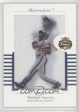 2002 Fleer Focus Jersey Edition - Materialistic - Away #15 M - Vladimir Guerrero