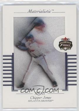 2002 Fleer Focus Jersey Edition - Materialistic - Away #5 M - Chipper Jones