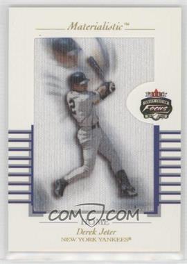 2002 Fleer Focus Jersey Edition - Materialistic - Home #1 M - Derek Jeter /50