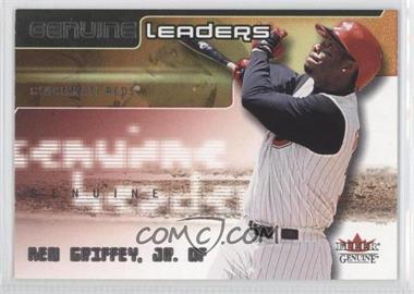 2002 Fleer Genuine - Genuine Leaders #GL 10 - Ken Griffey Jr.