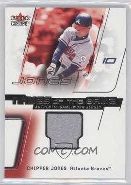 2002 Fleer Genuine - Names of the Game - Memorabilia #_CHJO - Chipper Jones