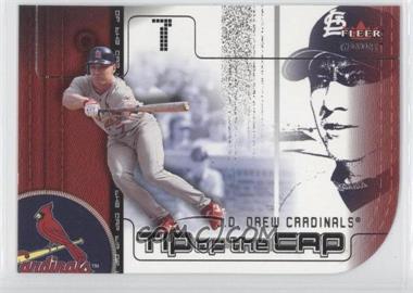 2002 Fleer Genuine - Tip of the Cap #TC 5 - J.D. Drew