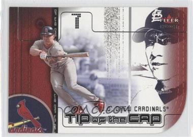 2002 Fleer Genuine - Tip of the Cap #TC 5 - J.D. Drew