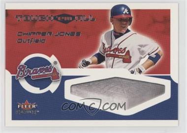 2002 Fleer Genuine - Touch 'Em All #11 TA - Chipper Jones