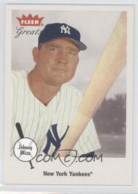 2002 Fleer Greats - [Base] #12 - Johnny Mize