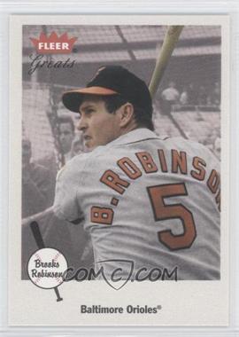 2002 Fleer Greats - [Base] #18 - Brooks Robinson