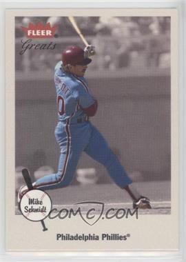 2002 Fleer Greats - [Base] #68 - Mike Schmidt