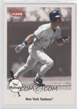 2002 Fleer Greats - [Base] #74 - Don Mattingly