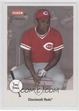 2002 Fleer Greats - [Base] #95 - Tony Perez