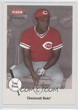 2002 Fleer Greats - [Base] #95 - Tony Perez