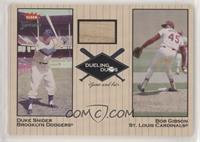 Duke Snider Relic, Bob Gibson