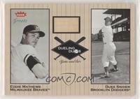 Eddie Mathews Relic, Duke Snider