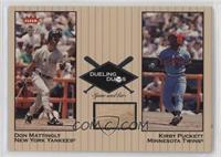 Kirby Puckett Relic, Don Mattingly