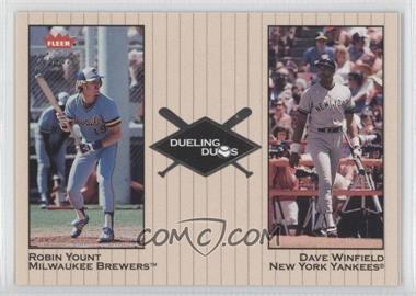 2002 Fleer Greats - Dueling Duos #24 DD - Dave Winfield, Robin Yount