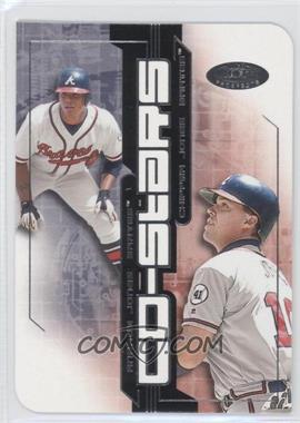 2002 Fleer Hot Prospects - Co-Stars #3CS - Andruw Jones, Chipper Jones