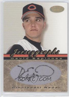 2002 Fleer Hot Prospects - Jerseygraphs #J-DE - David Espinosa