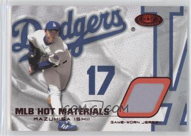 2002 Fleer Hot Prospects - MLB Hot Materials - Red #HM-KI - Kazuhisa Ishii /50