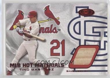 2002 Fleer Hot Prospects - MLB Hot Materials - Red #HM-TM - Tino Martinez /50