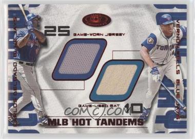 2002 Fleer Hot Prospects - MLB Hot Tandems - Red #CD-VW - Carlos Delgado, Vernon Wells /10