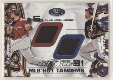 2002 Fleer Hot Prospects - MLB Hot Tandems #JB-MP - Jeff Bagwell, Mike Piazza /100