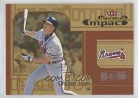 Maximum Impact - Chipper Jones #/330